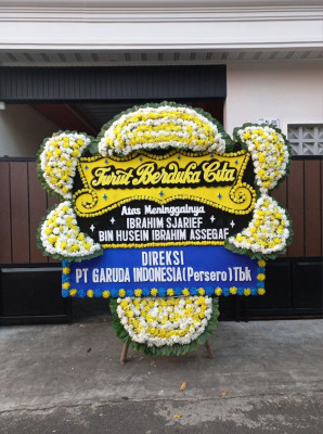 Papan Bunga Duka di Muktiharjo Kidul